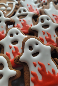 Ghost Pepper Gingerbread Cookies