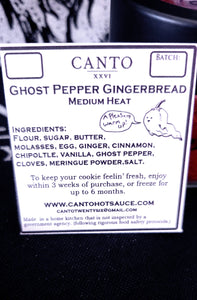 Ghost Pepper Gingerbread Cookies